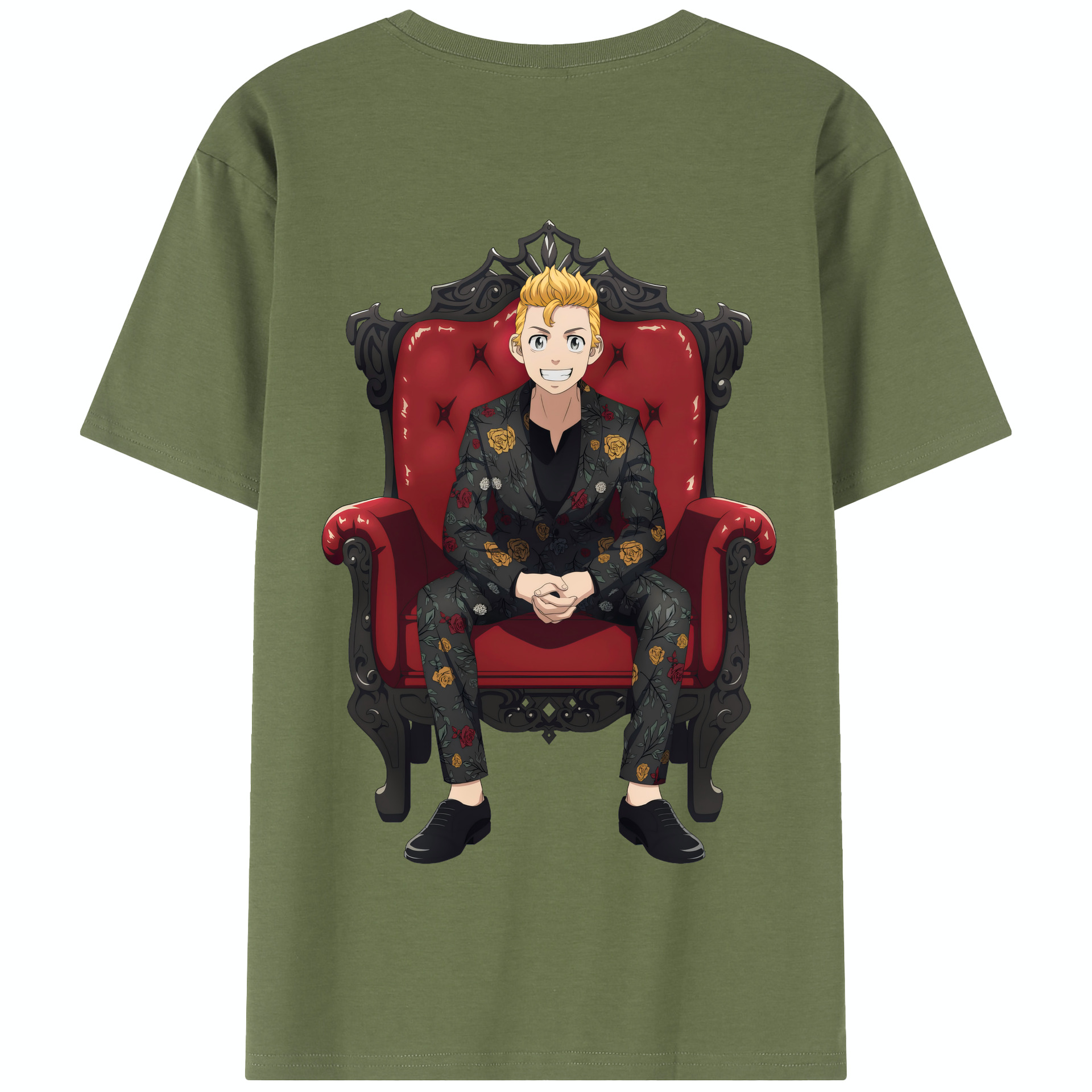 （画像用） 東京リベンジャーズ Tokyo Revengers 綿100％半袖Tシャツ（背面プリント）